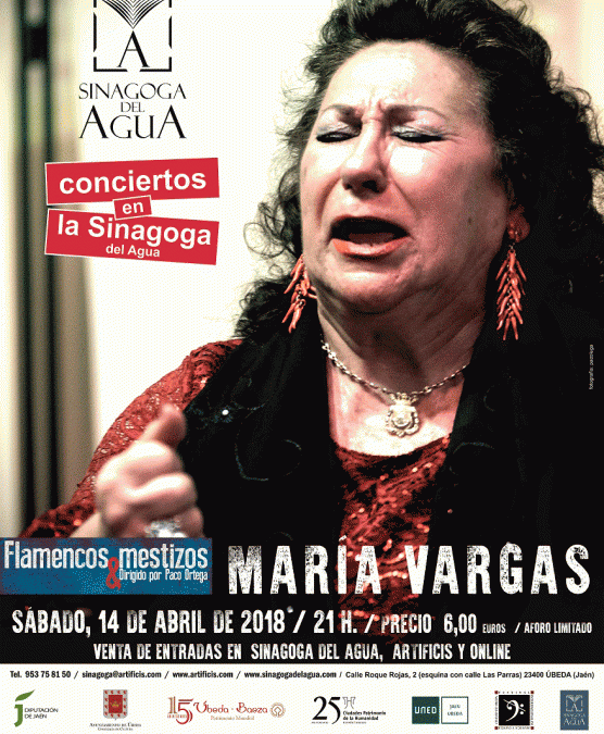 María Vargas. I Festival Flamencos y Mestizos Ciudad de Úbeda