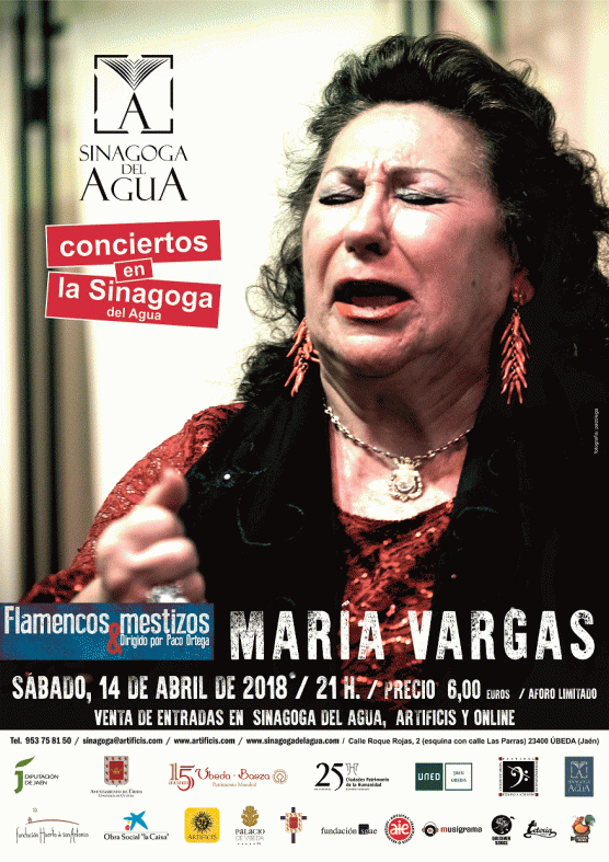 María Vargas Festival Flamencos y Mestizos Ciudad de Úbeda