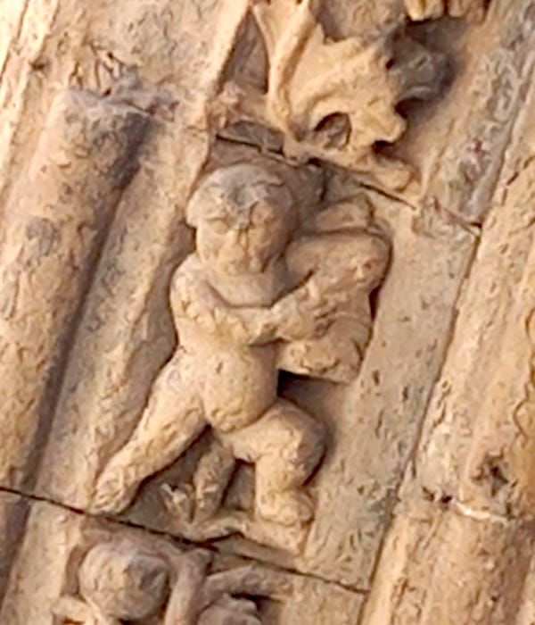 Grutesco de la portada de la Umbría de la iglesia de San Isidoro de Úbeda